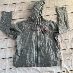 Disney Parks WDW Gray Minnie Full Zip + Hood Size XL Jacket